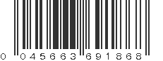 UPC 045663691868