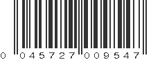 UPC 045727009547