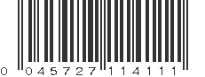 UPC 045727114111