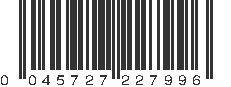 UPC 045727227996