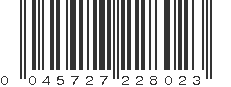 UPC 045727228023