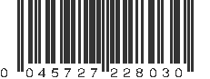 UPC 045727228030