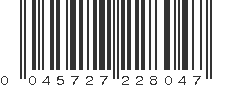 UPC 045727228047