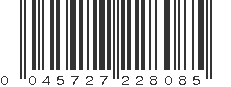 UPC 045727228085