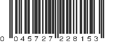 UPC 045727228153