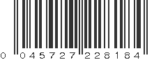 UPC 045727228184