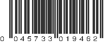 UPC 045733019462