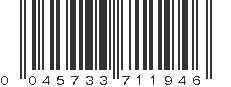 UPC 045733711946