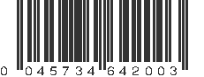 UPC 045734642003