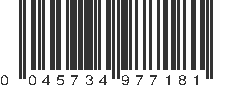 UPC 045734977181