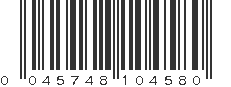 UPC 045748104580