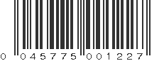 UPC 045775001227