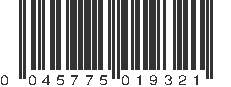 UPC 045775019321