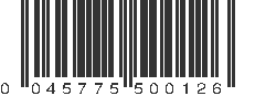 UPC 045775500126