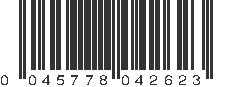 UPC 045778042623