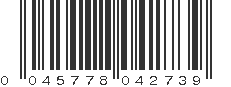 UPC 045778042739