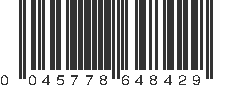 UPC 045778648429