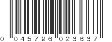 UPC 045796026667