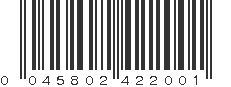 UPC 045802422001