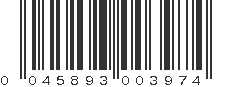 UPC 045893003974