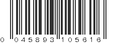 UPC 045893105616