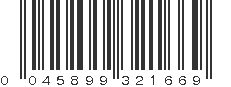 UPC 045899321669