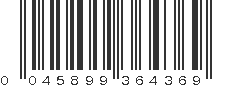 UPC 045899364369