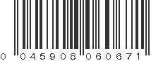 UPC 045908060671