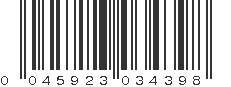 UPC 045923034398