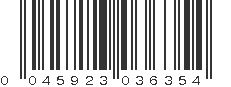 UPC 045923036354