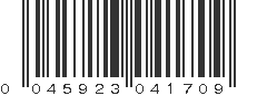 UPC 045923041709