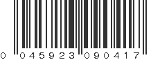 UPC 045923090417