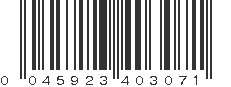 UPC 045923403071