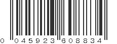 UPC 045923608834