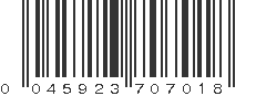 UPC 045923707018