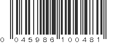 UPC 045986100481