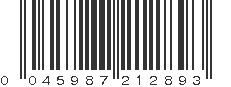 UPC 045987212893