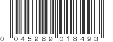 UPC 045989018493