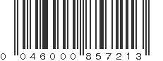 UPC 046000857213