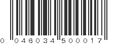 UPC 046034500017