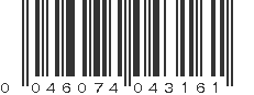 UPC 046074043161