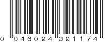 UPC 046094391174