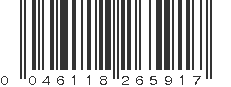 UPC 046118265917