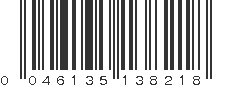 UPC 046135138218