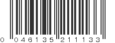 UPC 046135211133