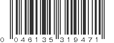 UPC 046135319471