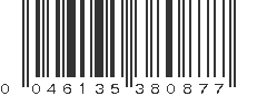 UPC 046135380877