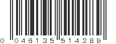 UPC 046135514289