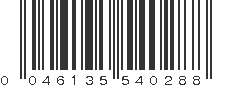 UPC 046135540288