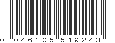 UPC 046135549243